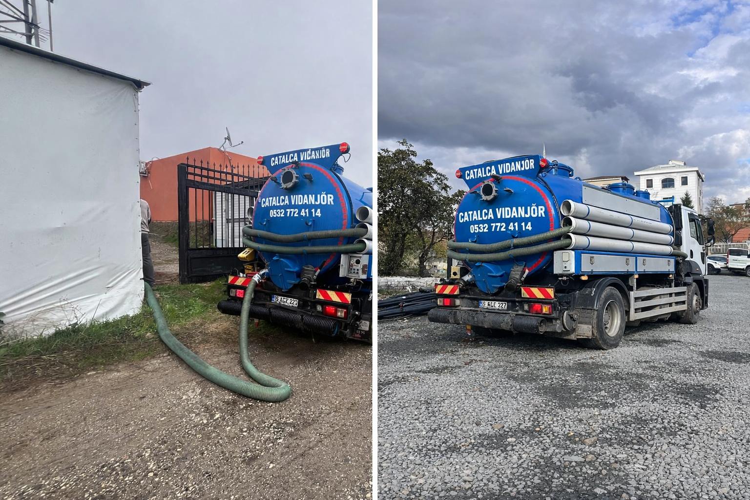 Çatalca Foseptik Çekimi | 7/24 Vidanjör Hizmeti -Tıkanıklık Açma